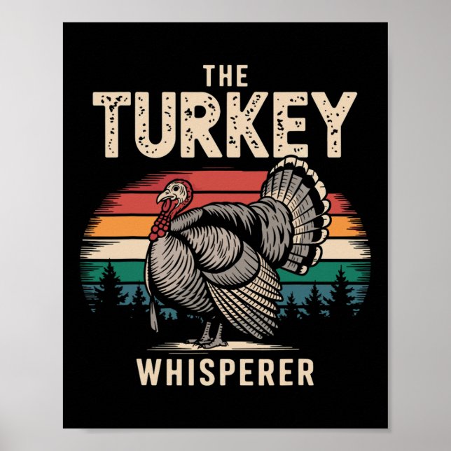 Der Truthahn-Flüsterer Thanksgiving  Poster (Vorne)