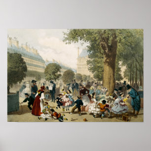 Der Tuileries, 1856 Poster
