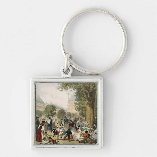 Der Tuileries, 1856 Schlüsselanhänger (Vorne)