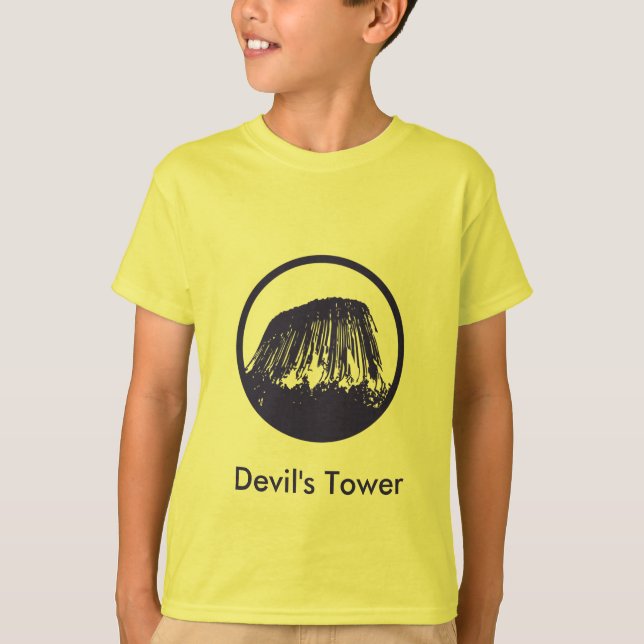 Der Turm des Teufels T-Shirt (Vorderseite)
