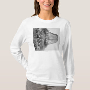 Der Turm des Teufels vom Westen mit gefallen T-Shirt