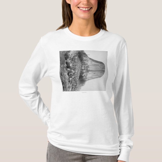 Der Turm des Teufels vom Westen mit gefallen T-Shirt (Vorderseite)