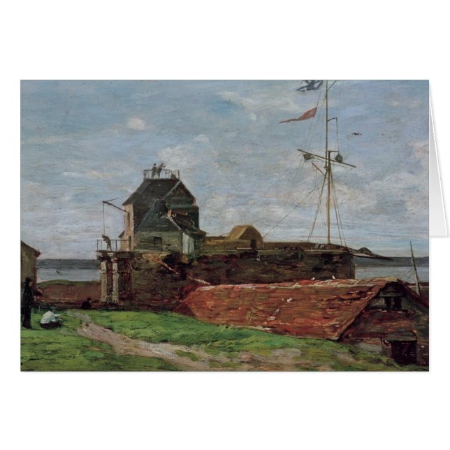 Der Turm Francois Ier bei Le Havre, 1852 (Vorderseite (Horizontal))