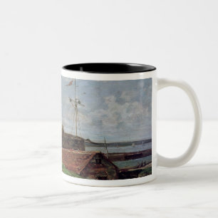 Der Turm Francois Ier bei Le Havre, 1852 Zweifarbige Tasse