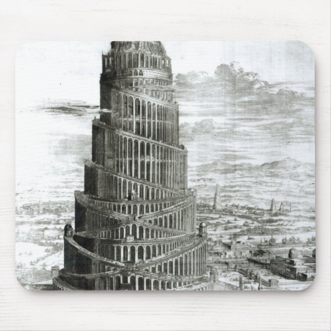 Der Turm von Babel, 1679 Mousepad (Vorne)