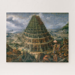 Der Turm von Babel | Marten van Valckenborch | Puzzle