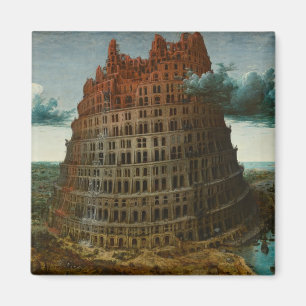 Der Turm von Babel (von Pieter Bruegel dem Älteren Magnet
