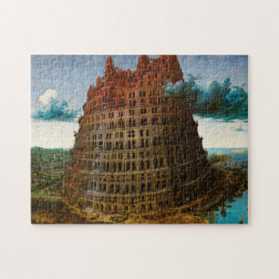 Der Turm von Babel von Pieter Bruegel dem Älteren Puzzle