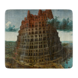 Der Turm von Babel (von Pieter Bruegel dem Älteren Schneidebrett