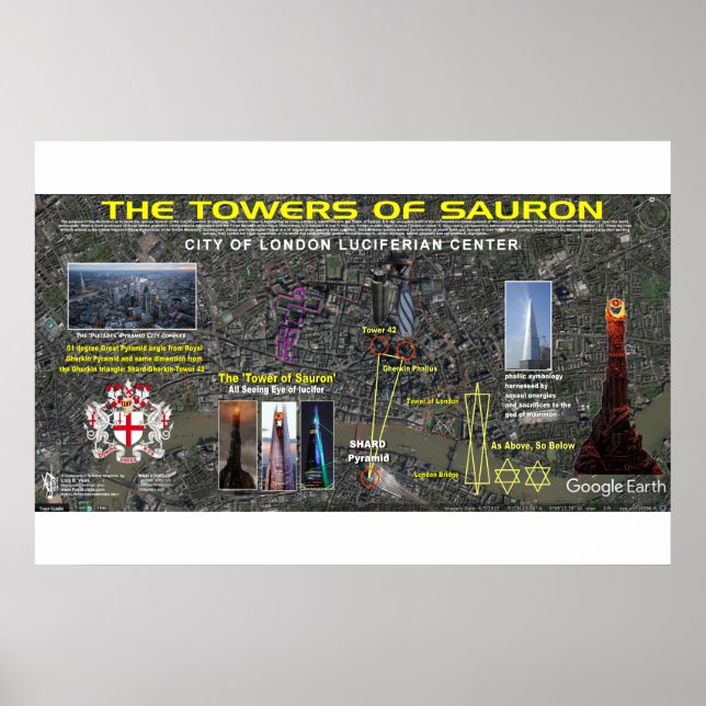 Der Turm von Sauron Poster (Vorne)