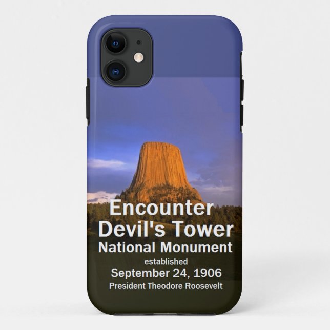 Der Turm WYOMING des Teufels Case-Mate iPhone Hülle (Rückseite)