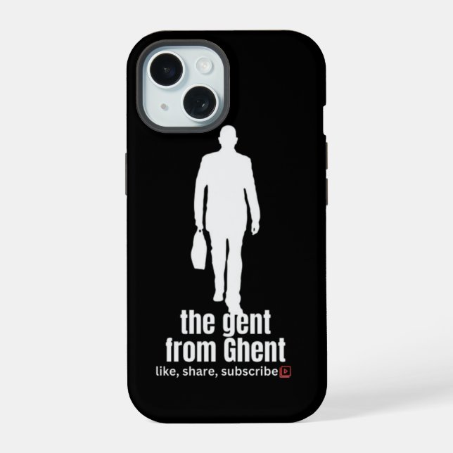 DER TYP AUS GENT  iPhone 15 HÜLLE (Rückseite)