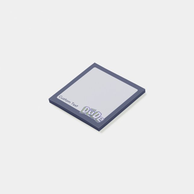 Der Typ Post-it Klebezettel (angewinkelt)