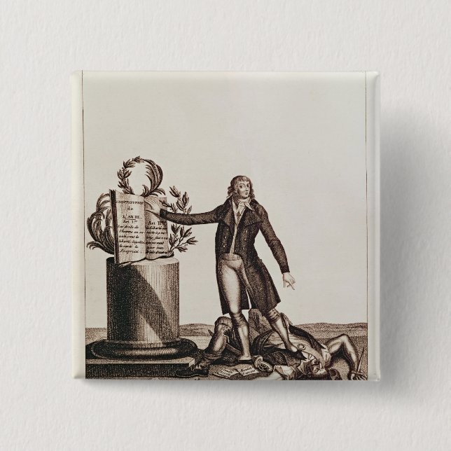 Der Tyrann der Revolution zerquetscht Button (Vorderseite)