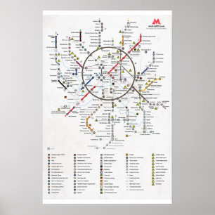 Der U-Bahn-Plan 2033 Poster