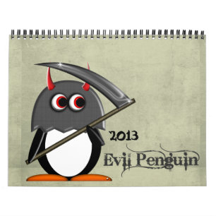 Der ÜBEL PENGUIN™ Cartoon KALENDER 2013