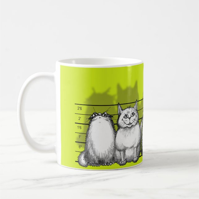 Der übliche Pussy Kaffeetasse (Links)