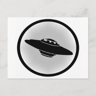 DER UFO-ANGRIFF POSTKARTE