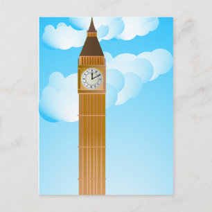Der Uhrturm und Big Ben Postkarte