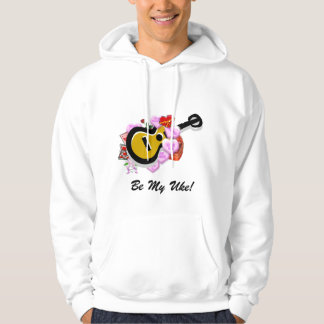 Der Ukulele des Valentinsgrußes Hoodie