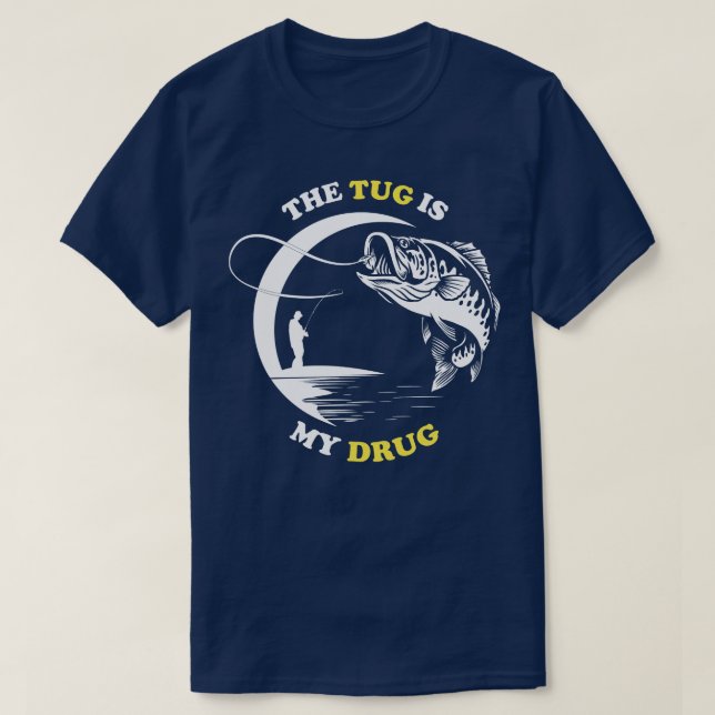 Der Umarmung ist mein Drogenfischen. T-Shirt (Design vorne)
