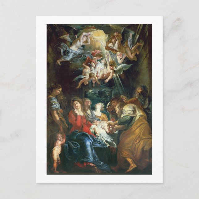 Der Umstand, c.1605 (Öl auf Leinwand) Postkarte (Vorderseite)