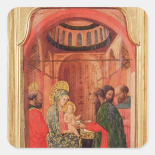 Der Umstand Quadratischer Aufkleber