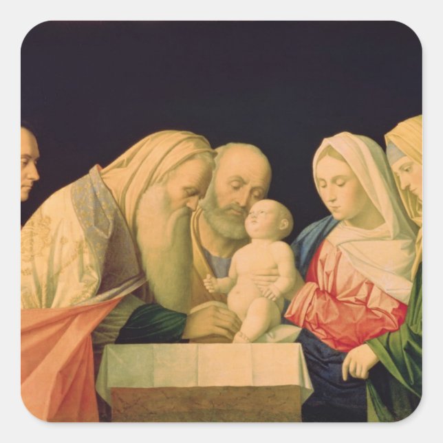 Der Umstand Quadratischer Aufkleber (Vorderseite)