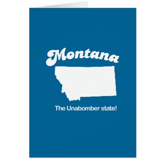 Der unabomber Staat T - Shirt Montanas - (Vorne)