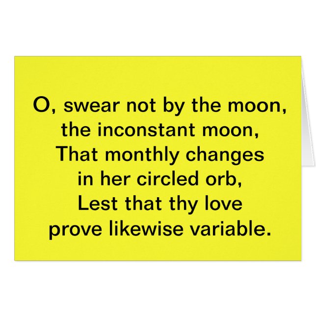 Der unbeständige Mond - konstante Liebe (Vorderseite (Horizontal))