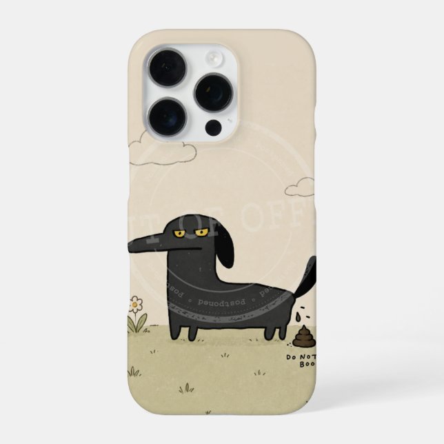 Der Unboopbare Pooper iPhone Hülle (Rückseite)