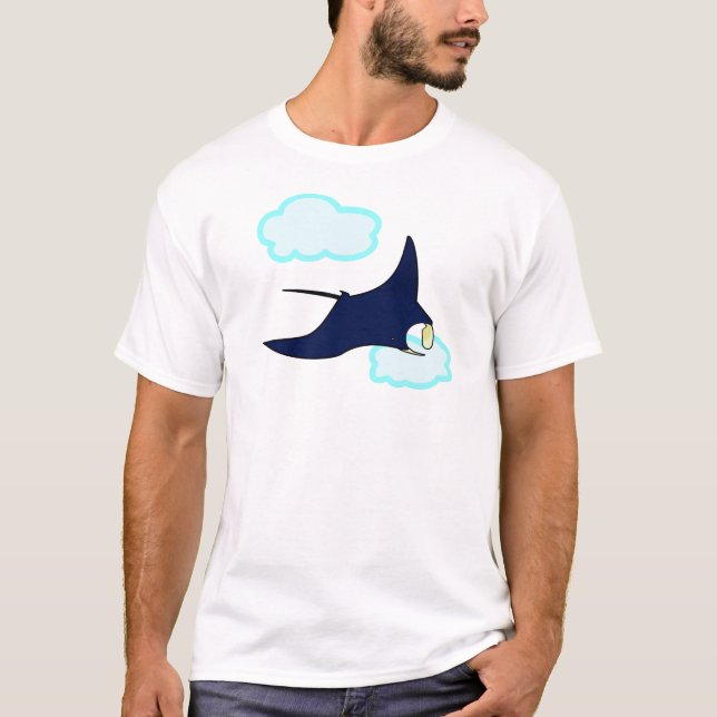 Der unglaubliche Fliegen-Mantarochen T-Shirt (Vorderseite)
