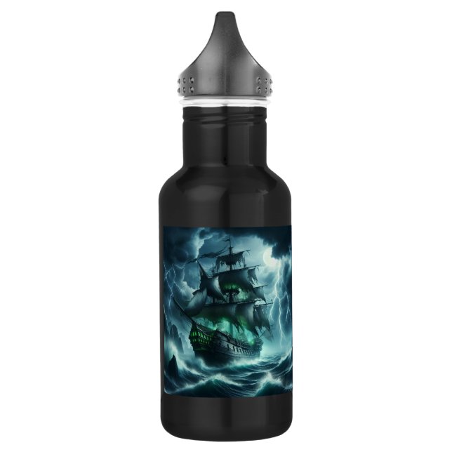 Der unheimliche Flying Dutchman Ein Geisterschiff Edelstahlflasche (Links)
