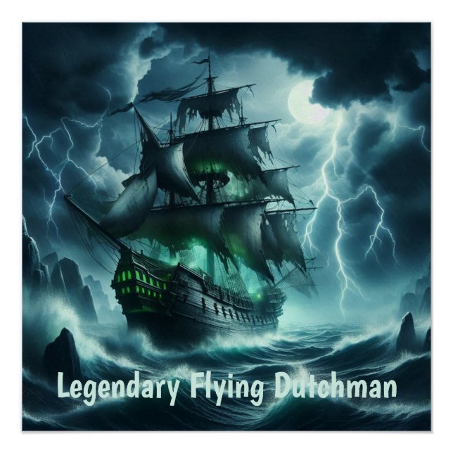 Der unheimliche Flying Dutchman Ein Geisterschiff Poster (Vorderseite)