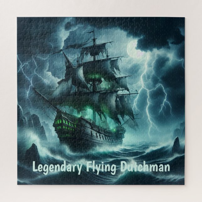 Der unheimliche Flying Dutchman Ein Geisterschiff Puzzle (Vertikal)