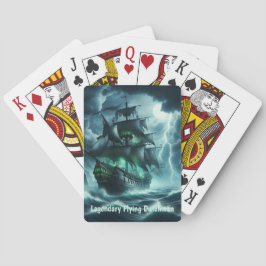 Der unheimliche Flying Dutchman Ein Geisterschiff Spielkarten
