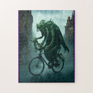 Der unheimliche Radfahrer: Cthulhu fährt Fahrrad Puzzle