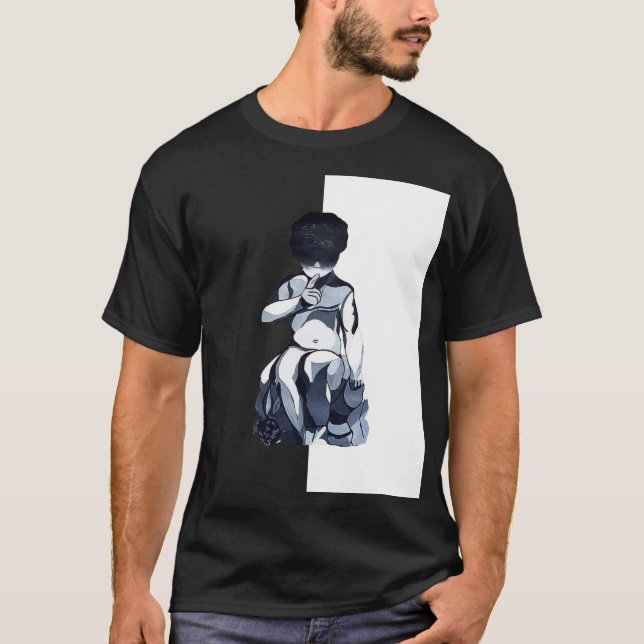 Der UnisexT - Shirt der dunklen Amor-Männer (Vorderseite)