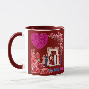 Der Unity Knot marineblau Tasse