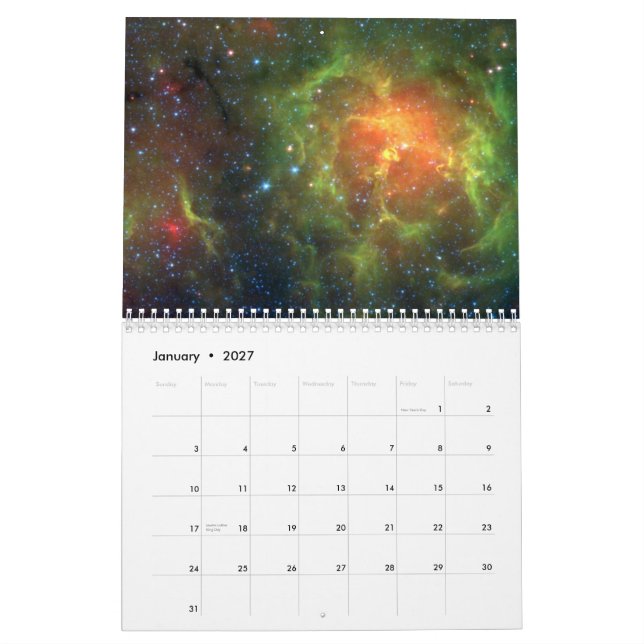 Der Universum-Kalender Kalender (Jan 2027)