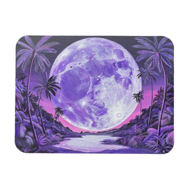 "Der unmögliche Mond"- Magnet (Horizontal)