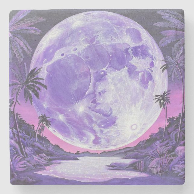 Der unmögliche Mond Steinuntersetzer (Vorderseite)