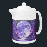 Der unmögliche Mondverkehr<br><div class="desc">Das faszinierende Bild: "Der unmögliche Mond" - wo die Fantasie unter dem bezaubernden Zauber des Nachthimmels fliegt! Tauchen Sie ein in die surreale Faszination einer Mondlandschaft, die jeden Raum in ein Reich der Mystik und des Staunens verwandelt. Betrachten Sie einen atemberaubend lebendigen und überlebensgroßen lila Mond, der ein andersweltglänzendes Glühen...</div>