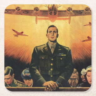 Der unsterbliche Harpy Rechteckiger Pappuntersetzer