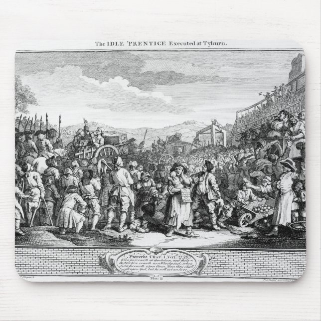 Der untätige 'Lehrling durchgeführt bei Tyburn Mousepad (Vorne)