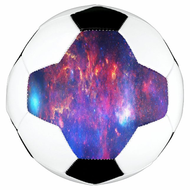 Der untergehende Kern der Milchstraße Fußball (Vorderseite)