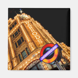 Der Untergrund am Kühlschrank Harrods Magnet