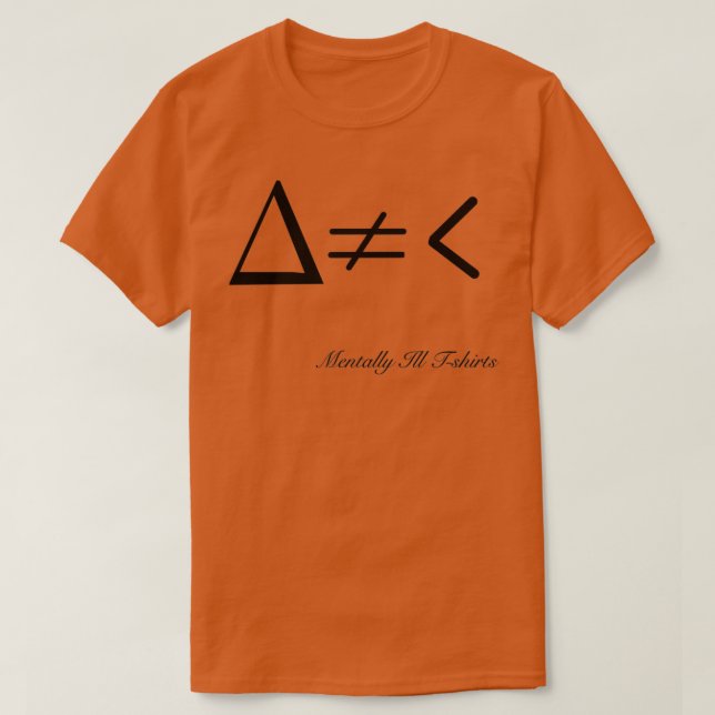 Der Unterschied ist nicht kleiner als T-Shirt (Design vorne)