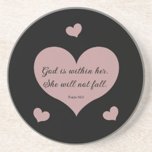 Der Untersetzer des Sandsteins, Gott, ist in ihr.