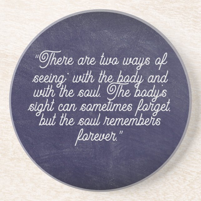 Der Untersetzer des Zitats von Monte Cristo (Vorne)